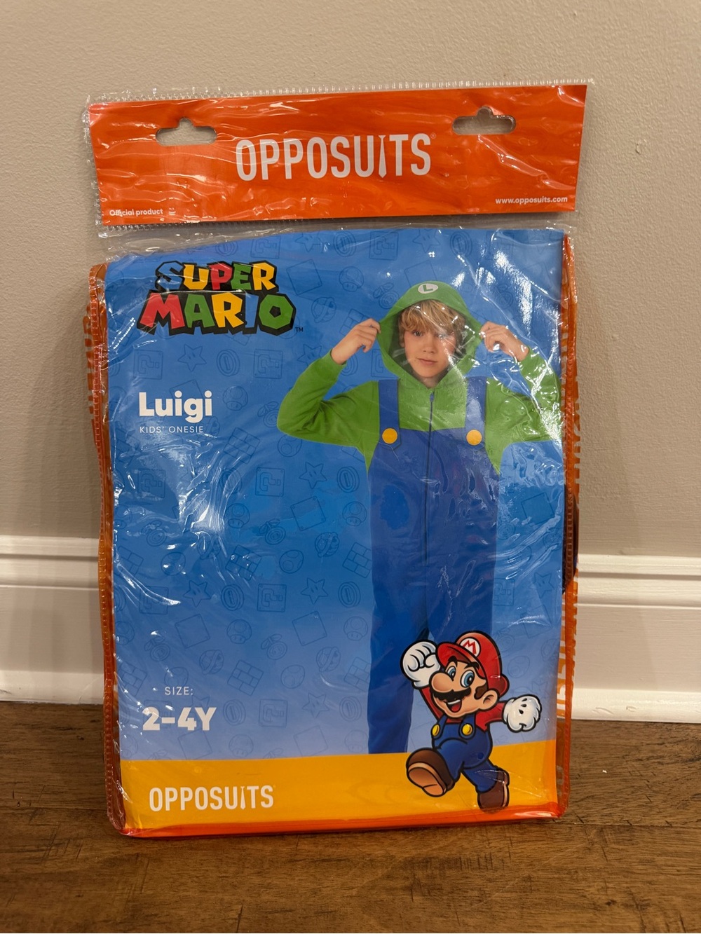 OppoSuits Super Mario Luigi Kids Costume - Green & Blue